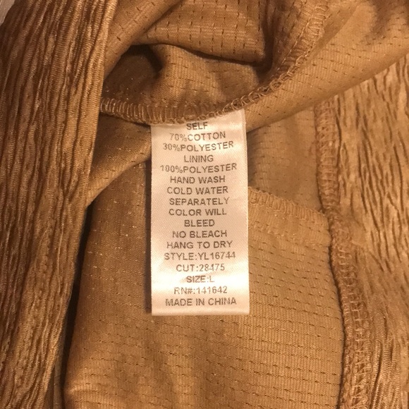 NWT-✨Gold, Strapless Dress - Picture 5 of 6